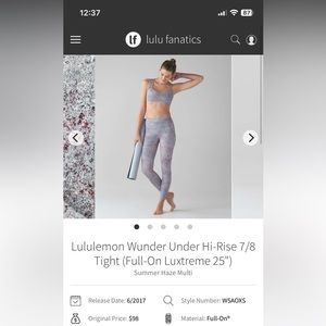 Lululemon Wunder Under High Rise